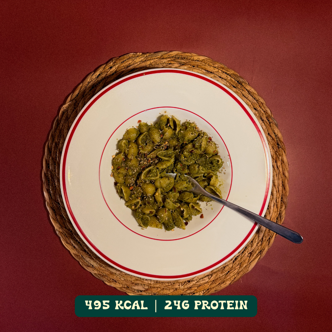 Silky Basil Pesto Pasta